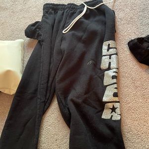 Small black cheer pants